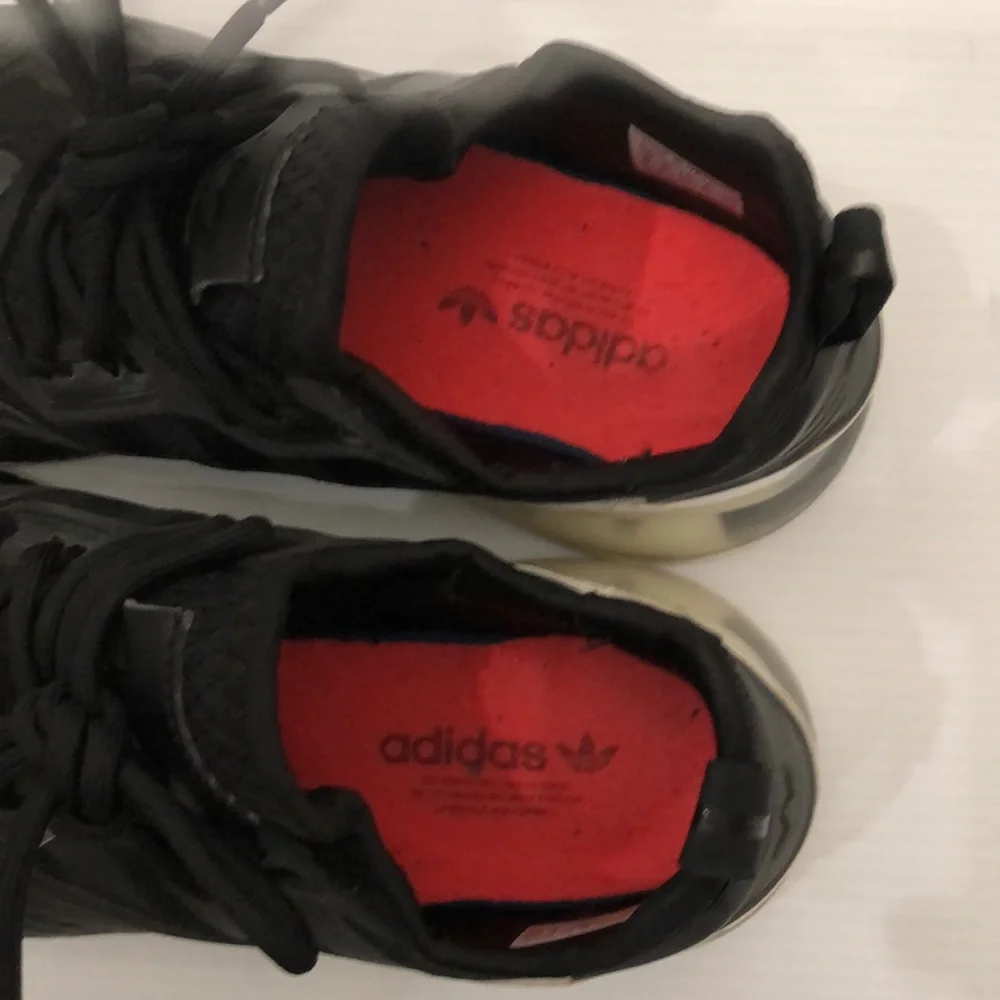 ADIDAS Zx 2K CORE BLACK WHITE RUNNING SNEAKERS MENS-BOYS SIZE 6